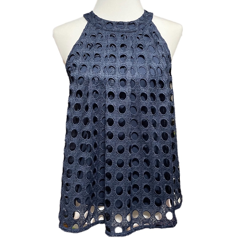 Romeo & Juliet Couture Cute Navy Top!  Like New!